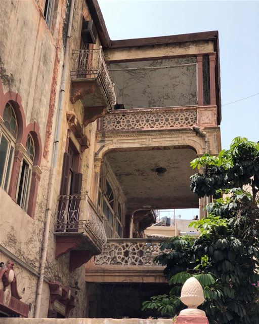 Here and there glimpses of the Old Beirut.  traditionalhomes  highceilings...