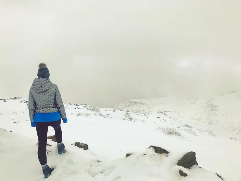 Here comes the feeling you thought you’d forgotten ❄️💚❄️💚❄️💚❄️💚❄️💚❄️💚 (Mount Sannine)