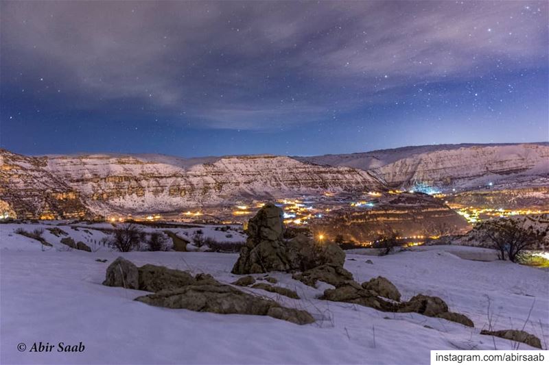 Here is to amazing nights that turn  into mornings with friends that turn... (Akoura, Mont-Liban, Lebanon)