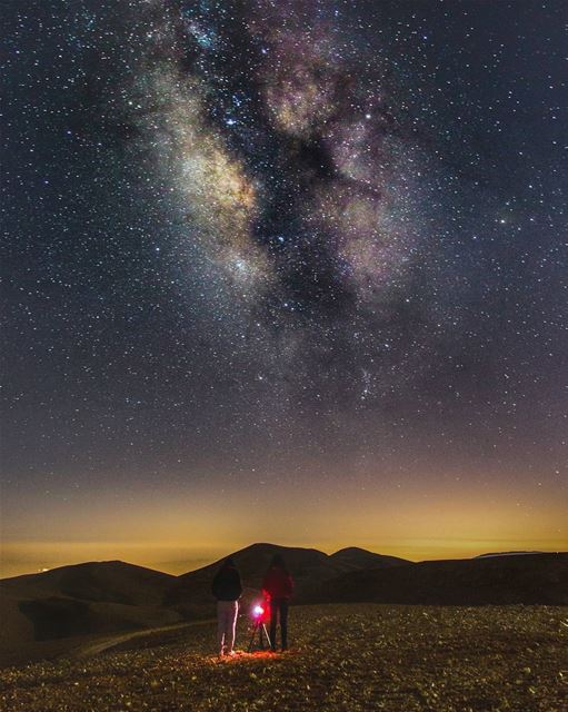 Here they both stand looking amazed at the universe, not knowing that they... (Qurnat as Sawda')