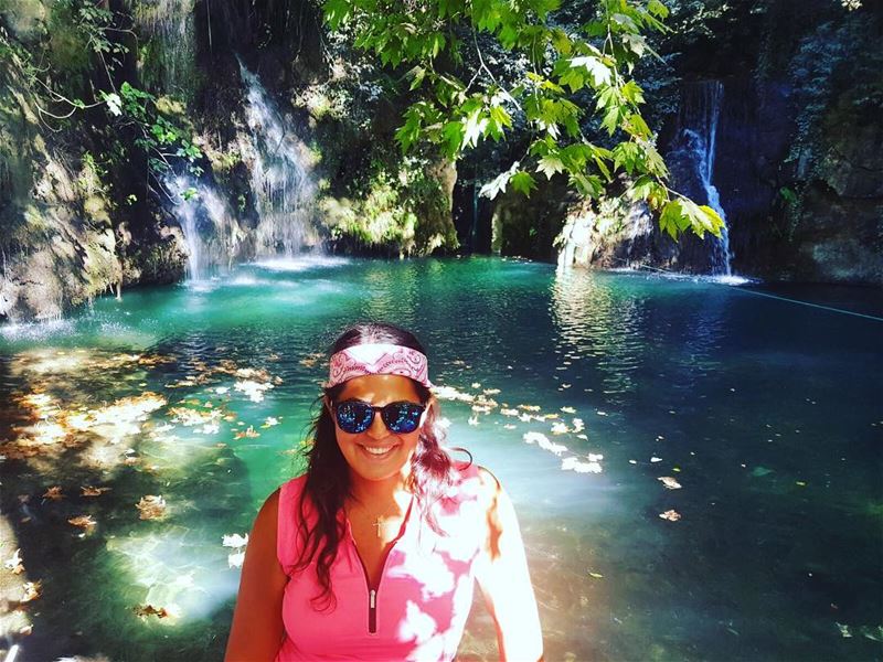 Hidden beauty  hidden  waterfalls  valley  mountain  lebanon  travel ... (شلالات الزرقاء -بعقلين)