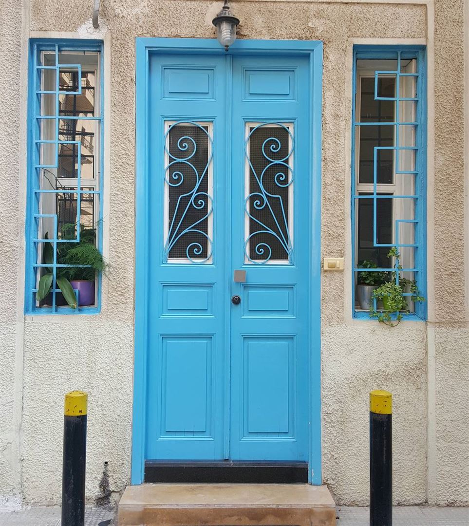 Hidden Beirut  doors 💙  nofilter  Beirut  Lebanon  blue  bluedoor ...