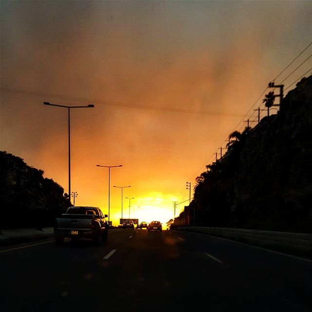 Highway to hell 🌅. mycountrylebanon mylebanon spring Lebanon...