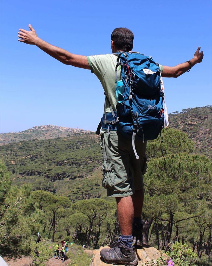  hiker  hiking naturelovers greenzone  greenpeace  hikingadventures ... (Haïtoura, Al Janub, Lebanon)