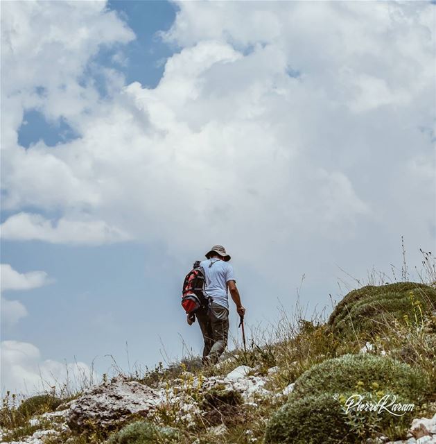  hiking  hikingadventures  mountain  climbing  white  clouds ...