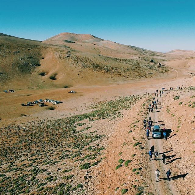 Hiking to Qornet el sawda  (Qurnat as Sawda')