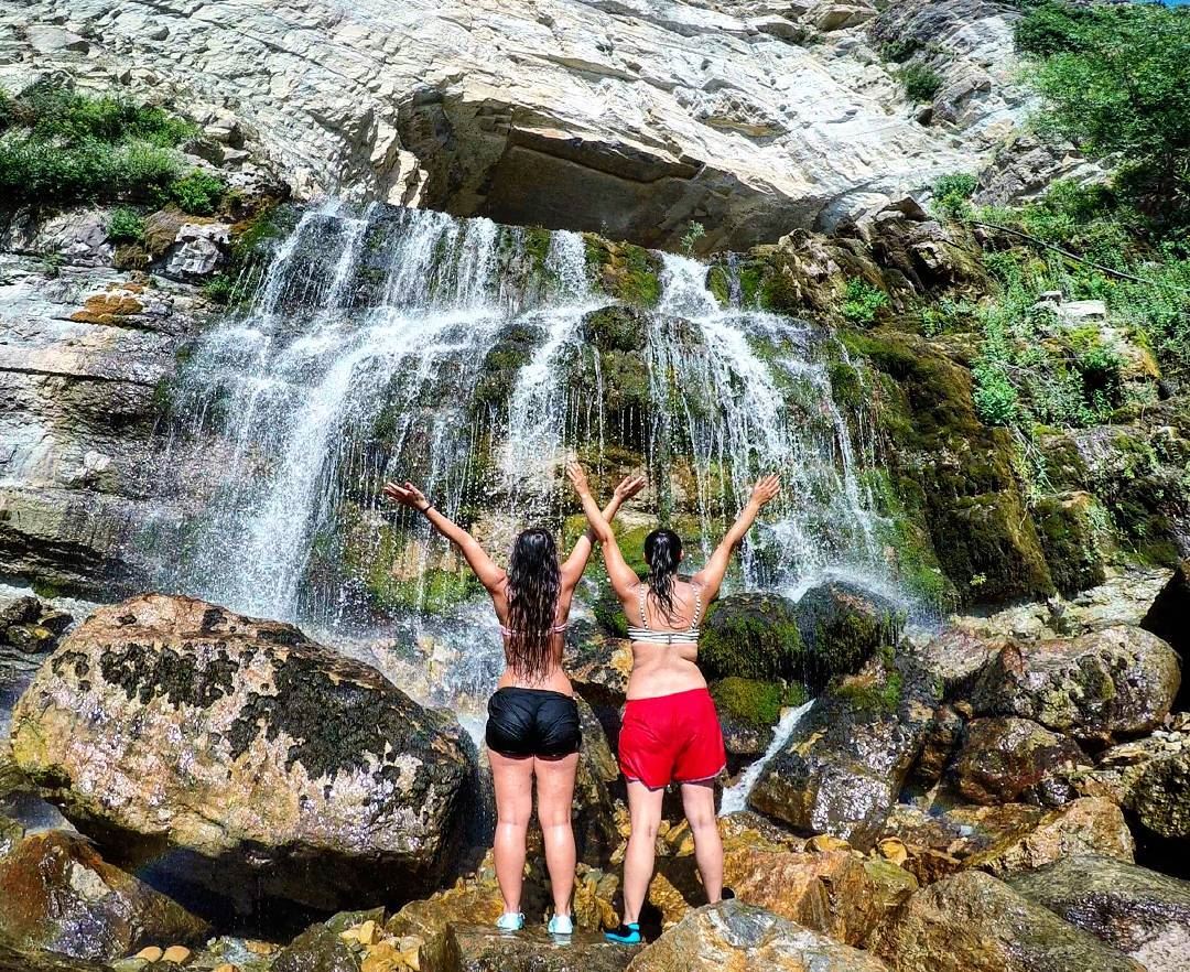  HikingMates  GirlsWhoHike  HikerGirl  Waterfall  Cave  Afka  Lebanon... (Afka, Mont-Liban, Lebanon)