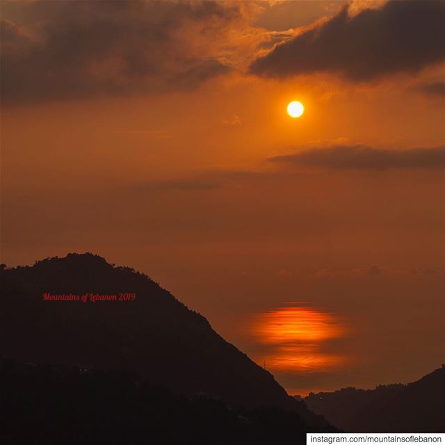 Hill and Sea Sunset seen from Fatreh (Jbeil)  lebanontraveler ... (Fatri)