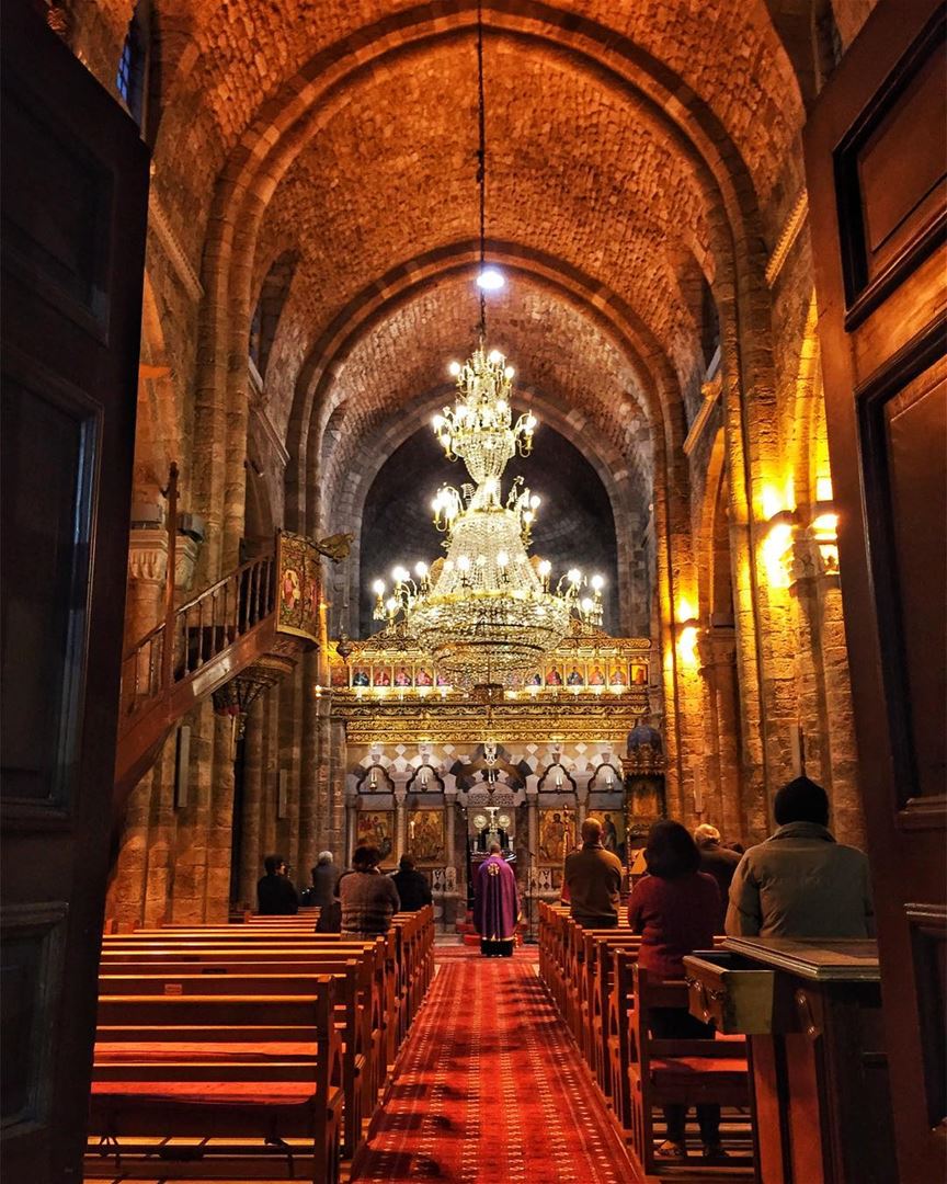  historic  church  pillars  lights  architecture  archilovers ... (Tripoli, Lebanon)