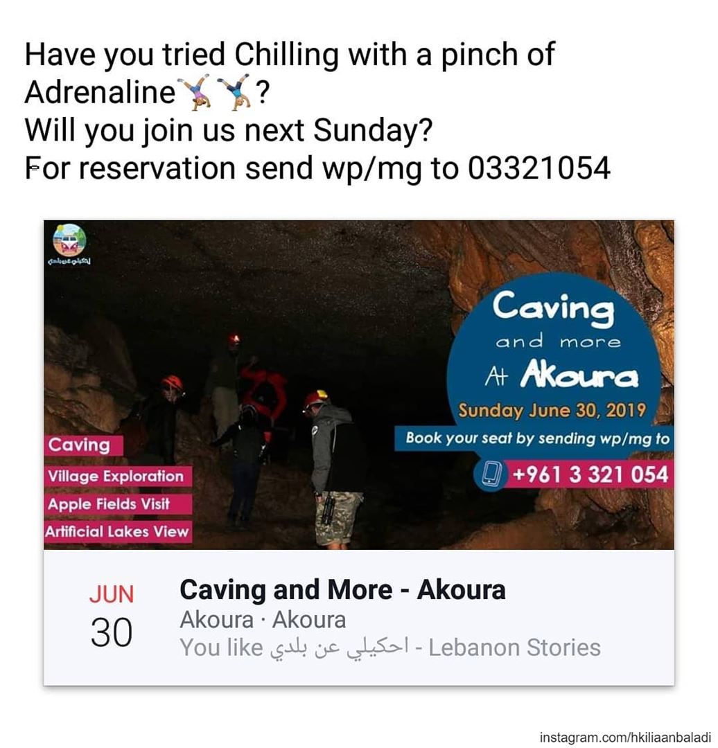  HkiliAanBaladi  LebanonStories  livelovelaklouk✌🏼️  caving ...
