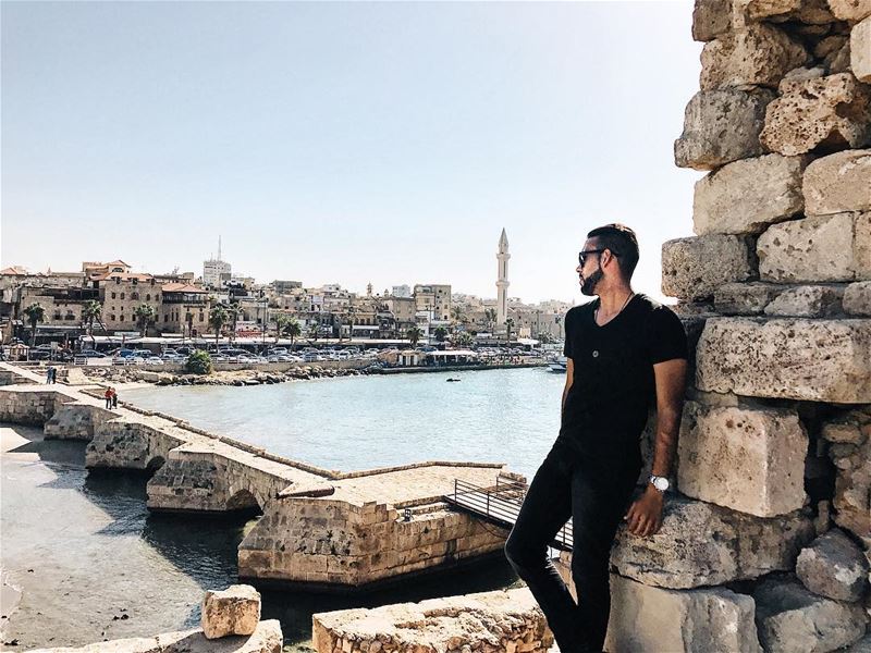 Ho provato a guardarmi intorno, però a dire il vero non ho visto quasi... (Sidon, Lebanon)
