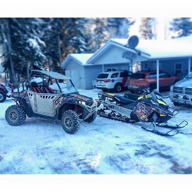 HOME is where the RZR is ( and Polaris Snowmobile too 😉)For more info : +