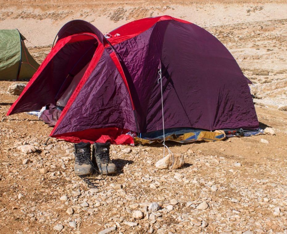 Home is where you pitch your tent. lebanon  lebanese  tent  camping  hike... (Qornet es Saouda)