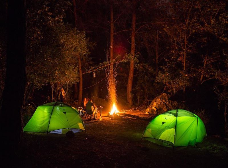 Home is where you pitch your tent ⛺️🔥.. lebanon  camping   campingtrip...