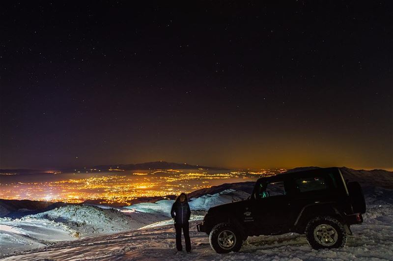 Home  lebanon  snow  mountains  scenery  night   offroad  offroading ... (Mount Sannine)