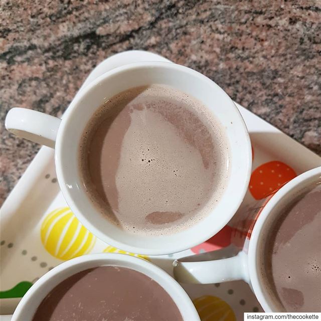 Homemade Hot Chocolate🌸Ingredients🌸8 cups of whole milk1/2 cup of... (Beirut, Lebanon)