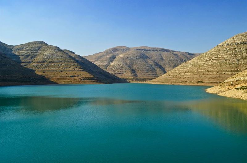 Honour the stillness 🏞....... lebanon  summer  water  blue  hike ...