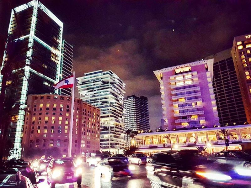 Horny  soundandvision  downtown  traffic  citylights  citylife  streetlife... (Beirut, Lebanon)