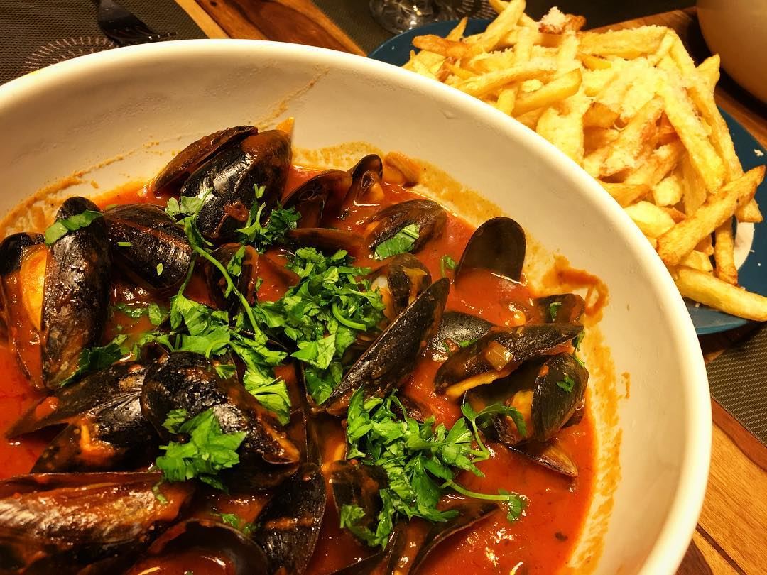 How about some moules en marinara et frites for lunch?. moulesetfrites ...