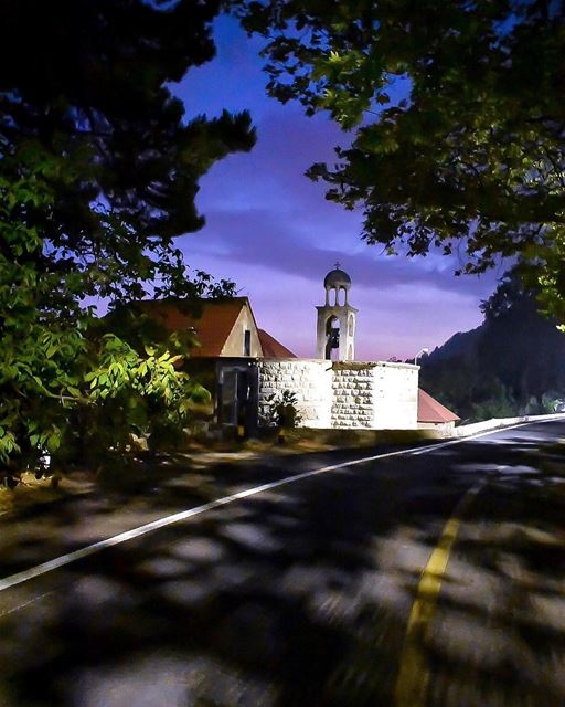 How blessed is the last light before the dark. That last, rebellious and... (Ehden, Lebanon)