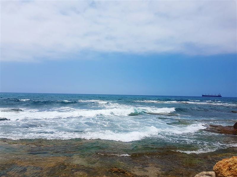 How can you not just fall in love with this sea! 💙🌊 loves_lebanon ... (Batroûn)