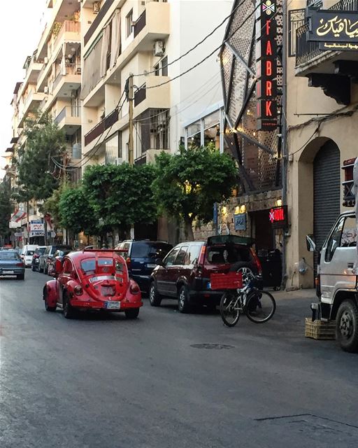 How I love you 😄🚗❤️ ............ vwbeetle  vw  vwlovers ... (Mar Mikhael-Armenia The Street)