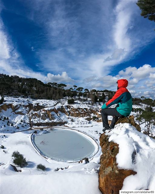 How i spent my 30th birthday today ❄🏞.... gorpo goprohero6 lake ... (Chouf)