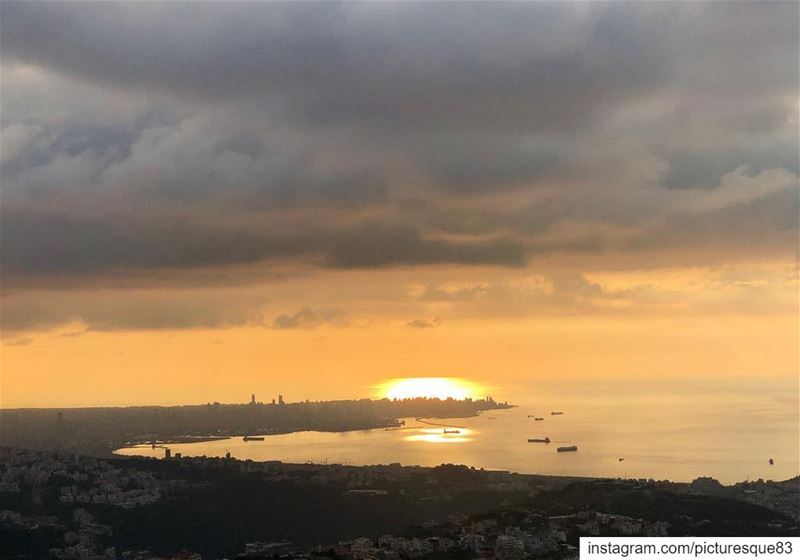 How long is forever?sometimes just one second... happeningnow sunset... (Beirut, Lebanon)