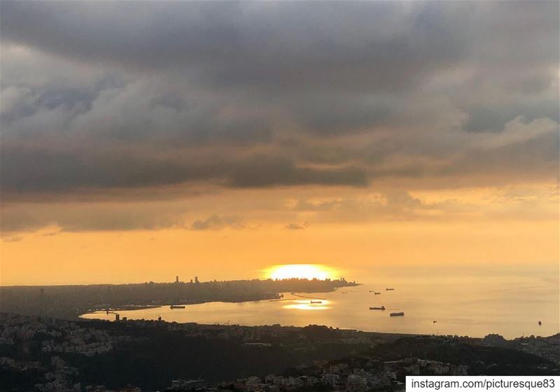 How long is forever?sometimes just one second... happeningnow sunset... (Beirut, Lebanon)