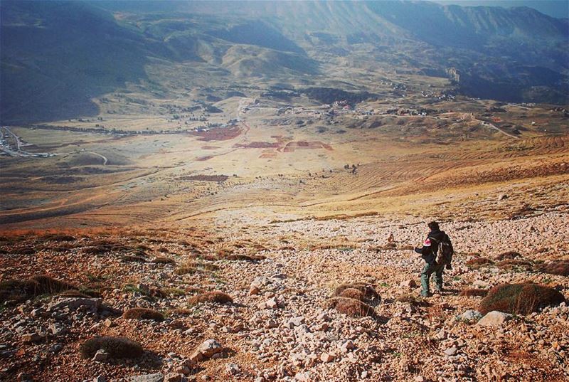 "How much more infinite a sea is man? Be not so childish as to measure him... (Bcharré, Liban-Nord, Lebanon)