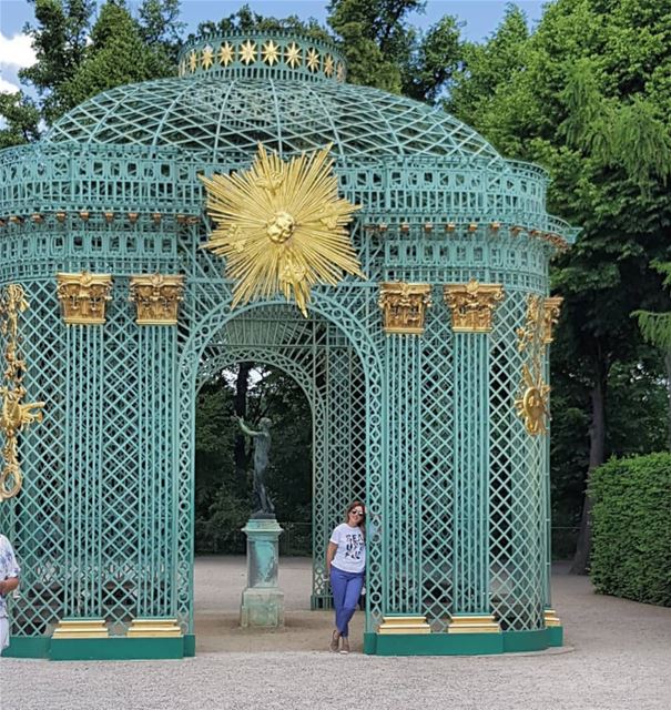 How small we are in front of great civilisation castle Berlin... (Sansoussi Potsdam)