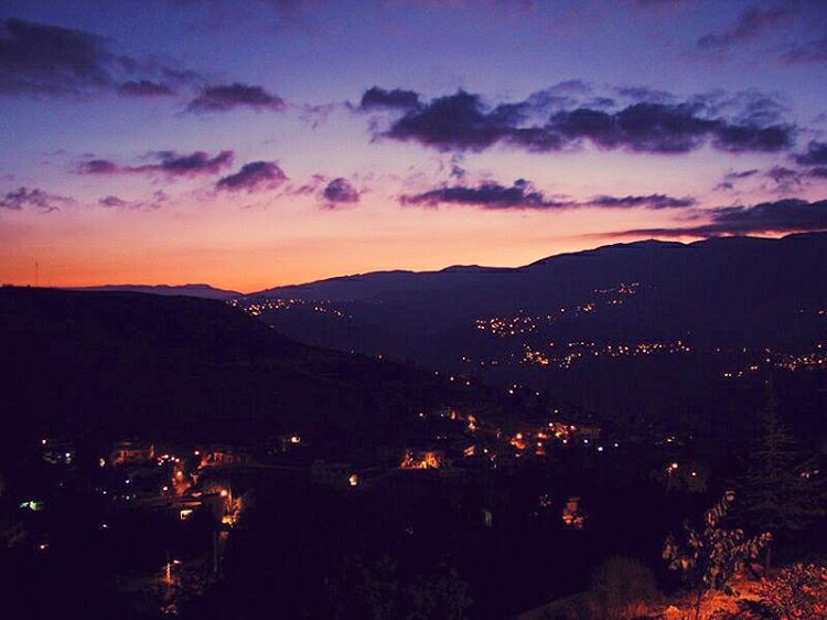 However long the night, the dawn will break!  clouds  nightlights  night ... (Mazra`At Ash Shuf, Mont-Liban, Lebanon)