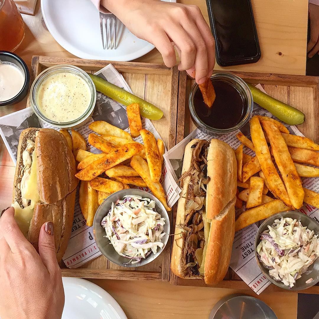 Hungry! Are you @brisketsfrenchdip :::::::::::: amazingfood  sandwiches ... (Brisket's French Dip Sandwiches)
