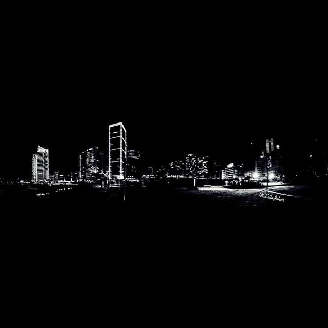 I cant see your star...the mechanical lights of Beirut frightened it... (Zaitunay Bay)