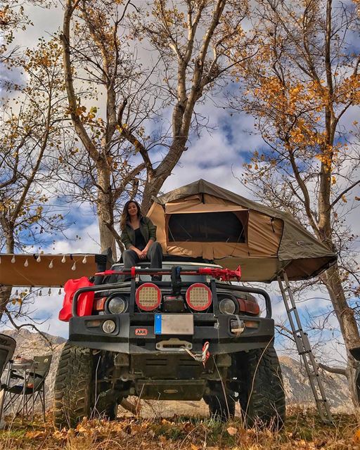I chill harder than you party! ⛺️ (El Laklouk, Mont-Liban, Lebanon)
