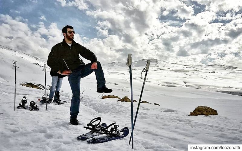 I'd melt all this snow in an hour.. ⛷️... (Mount Sannine)