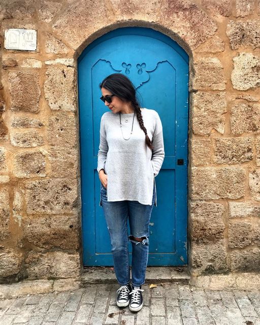 I did tell you I like doors 🚪💙... tripolilebanon  livelovetripoli ... (El Mina, Lebanon)