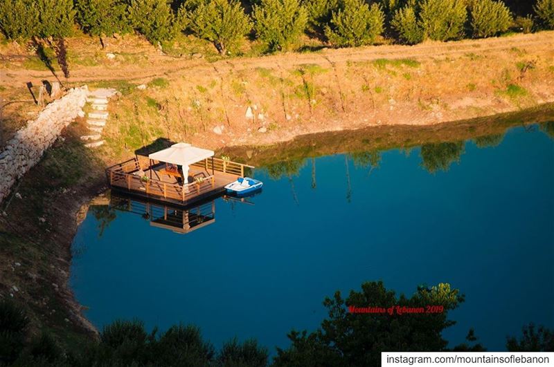 I do have my private lake, and yacht!...... roadtrip  explore ... (Akoura, Mont-Liban, Lebanon)