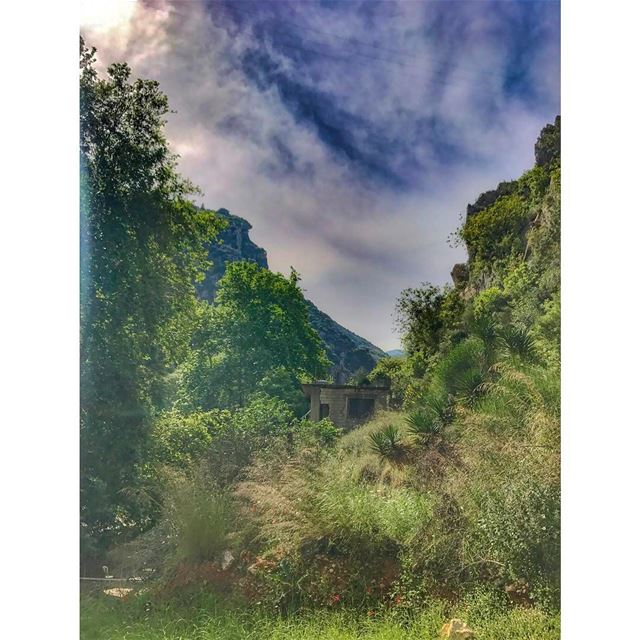 I go in the direction my soul pulls me 😌💙 ... (Hamatoura Monastery)