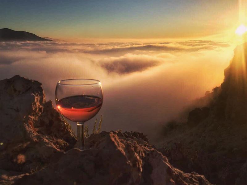 I just need you "🍷" and a sunset😌 ... (Cedars of God)
