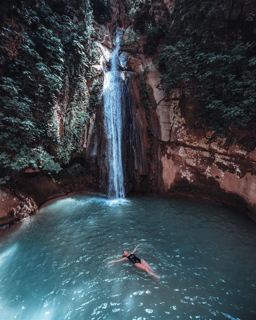 i’ll just be lying here... forever-Sorry - i’m not over these waterfall... (Lebanon)