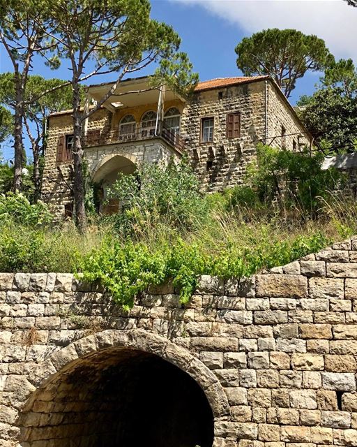 I’ll take the house and grounds; wait, I’ll take the bridge below too!👌... (Beiteddine)