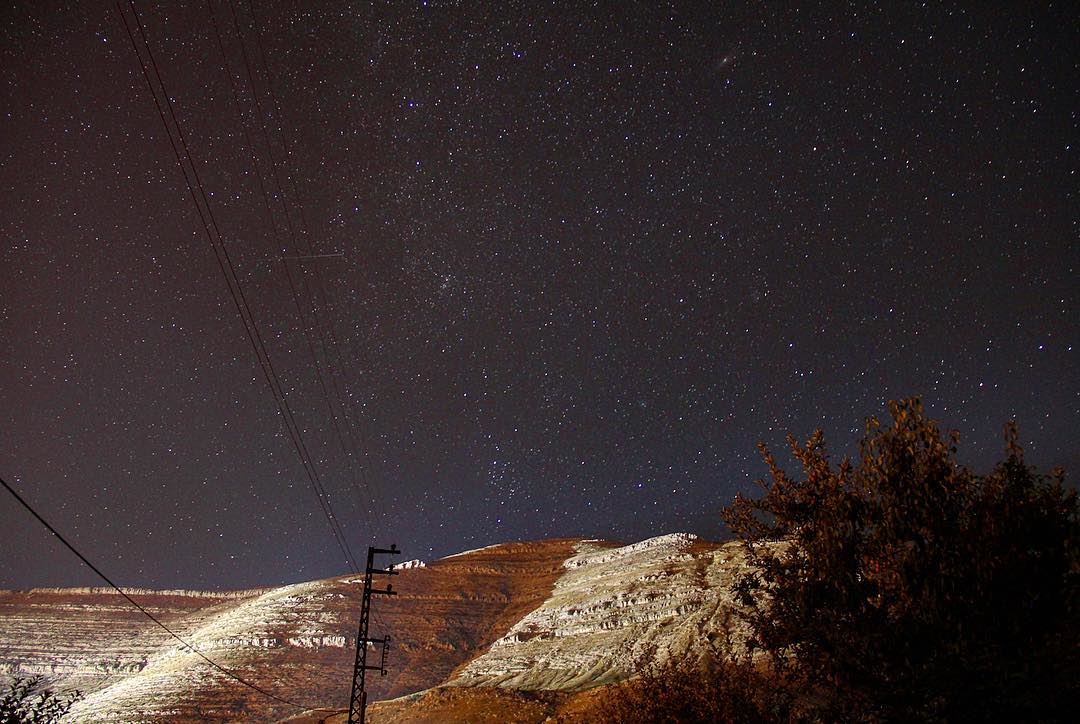 I'll tell you, we can not delay. The stars call us forward... star ... (Ehden, Lebanon)