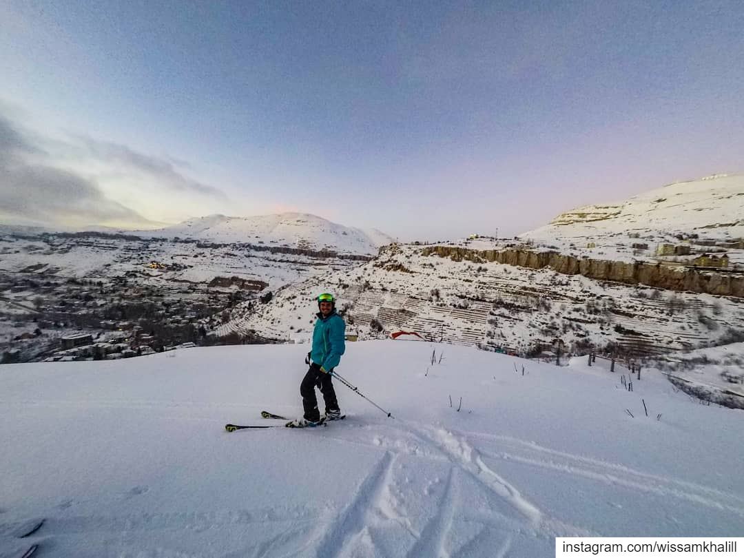 I love skiing in faraya ⛷️ faraya  farayalovers  lebanon  lebanonlovers ... (Faraya, Mont-Liban, Lebanon)