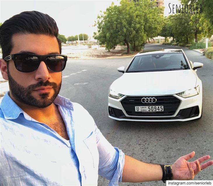 I love the new AUDI A7 ✔️✔️———————————————————————— @seniorleb @audi @audim (Dubai, United Arab Emirates)