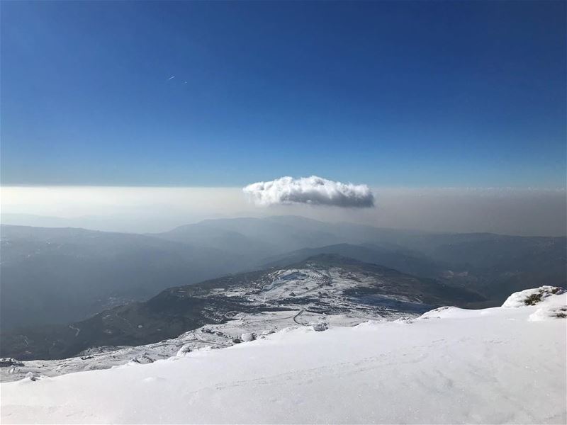 I love this; it makes you feel majestic and humble at the same time 🏔 (Faraya, Mont-Liban, Lebanon)