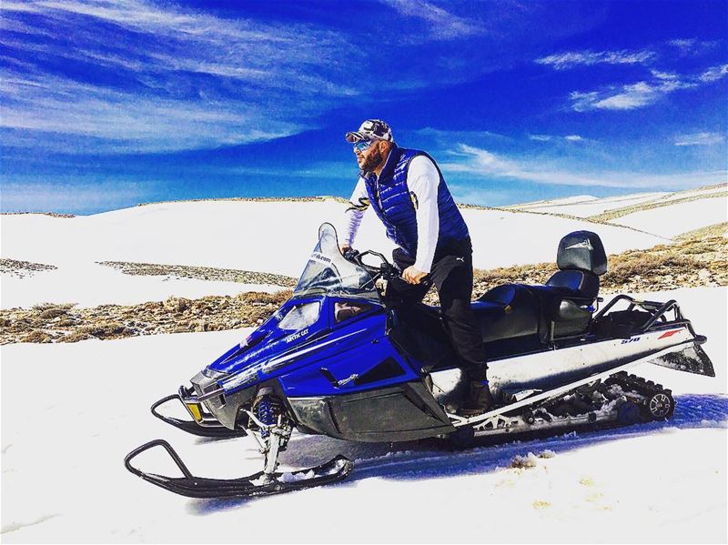 "I'm a gentleman in public , and a master on the skidoo😉 " , ... (Mzaar Kfardebian)