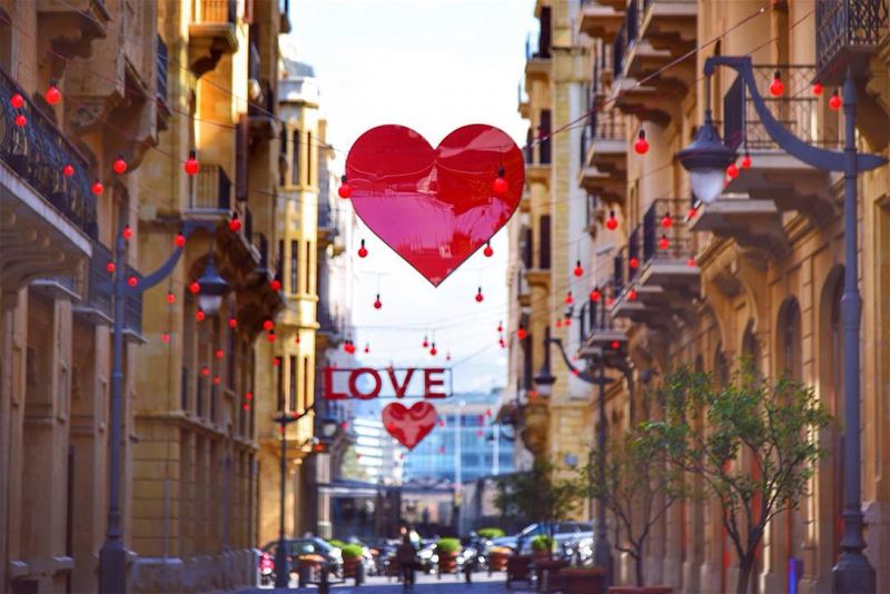 I'm in love with this city @livelovebeirut happy Valentine's Day dear...