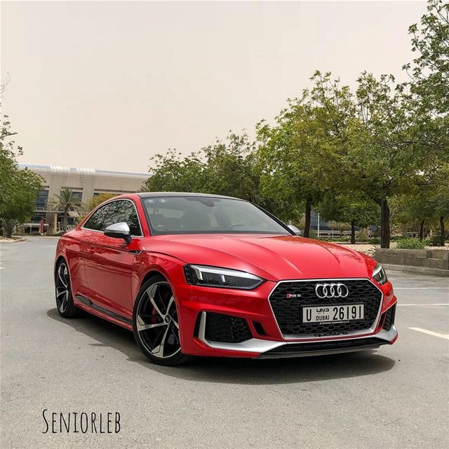 I’m in love with this new beast. The new Audi RS5 is from a different 🌎 ... (Dubai, United Arab Emirates)