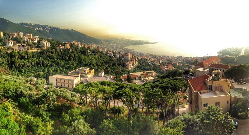 I'm officially moved to Ghazir and this is my current view from the... (Ghazir, Mont-Liban, Lebanon)